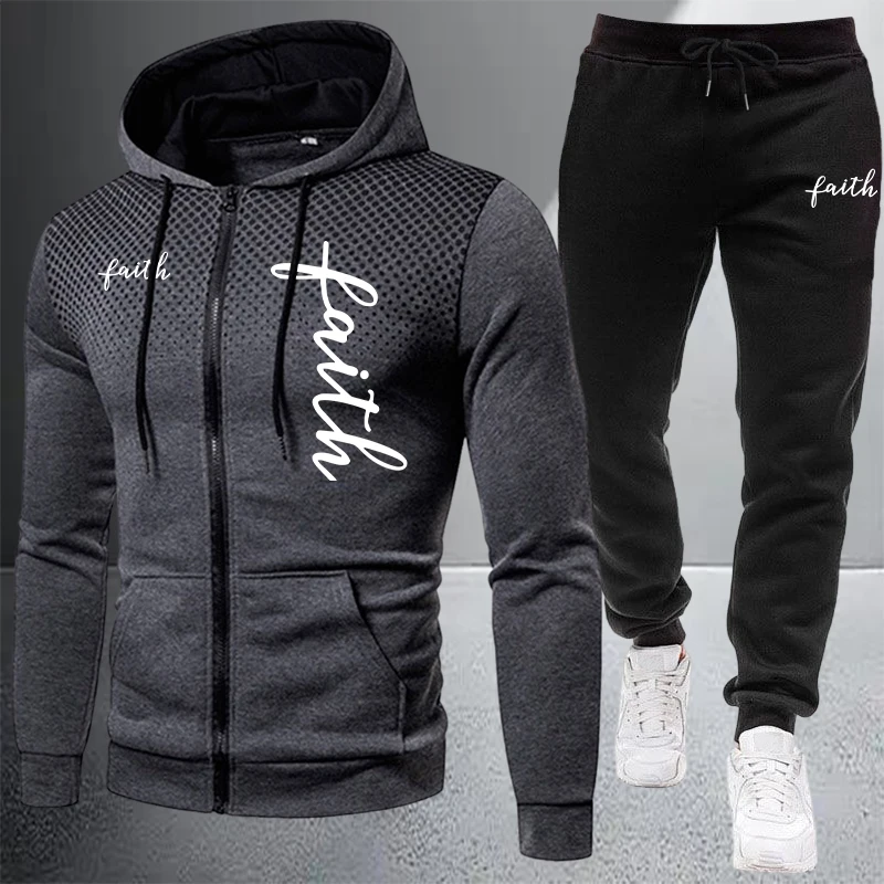 Jacket Winter Clothing - 2026 Heren Trainingspak Casual Ritsjas Hoodie