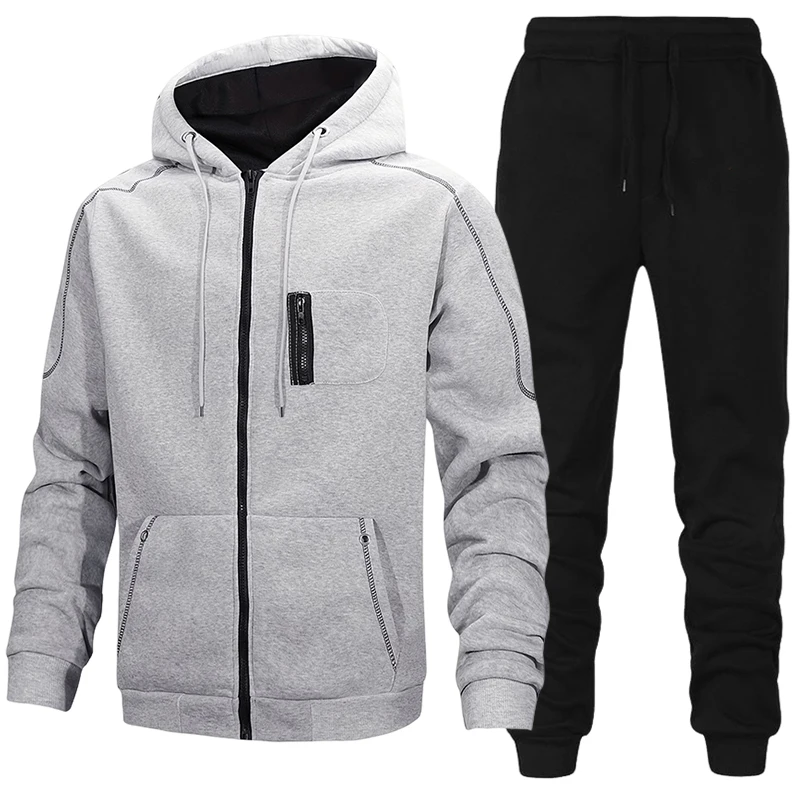 Jacket Winter Clothing - Modieus Heren Trainingspak Casual Hoodie Sweatshirts