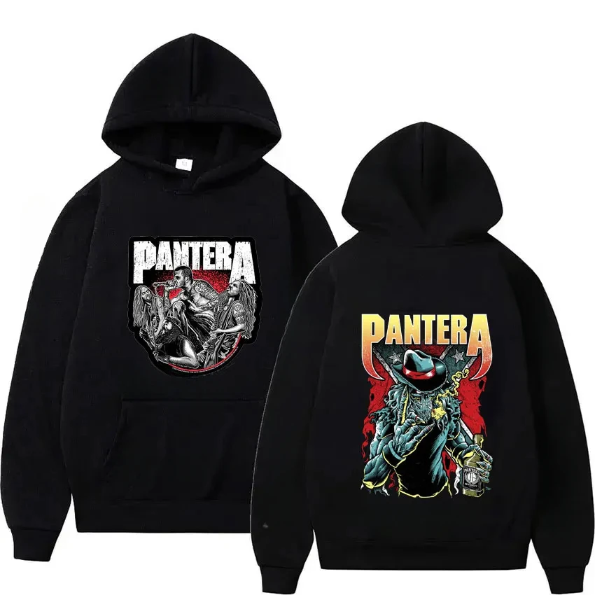 Winter Clothing Essentials For Men - Pantera Hoodie Thema Heavy Metal Band