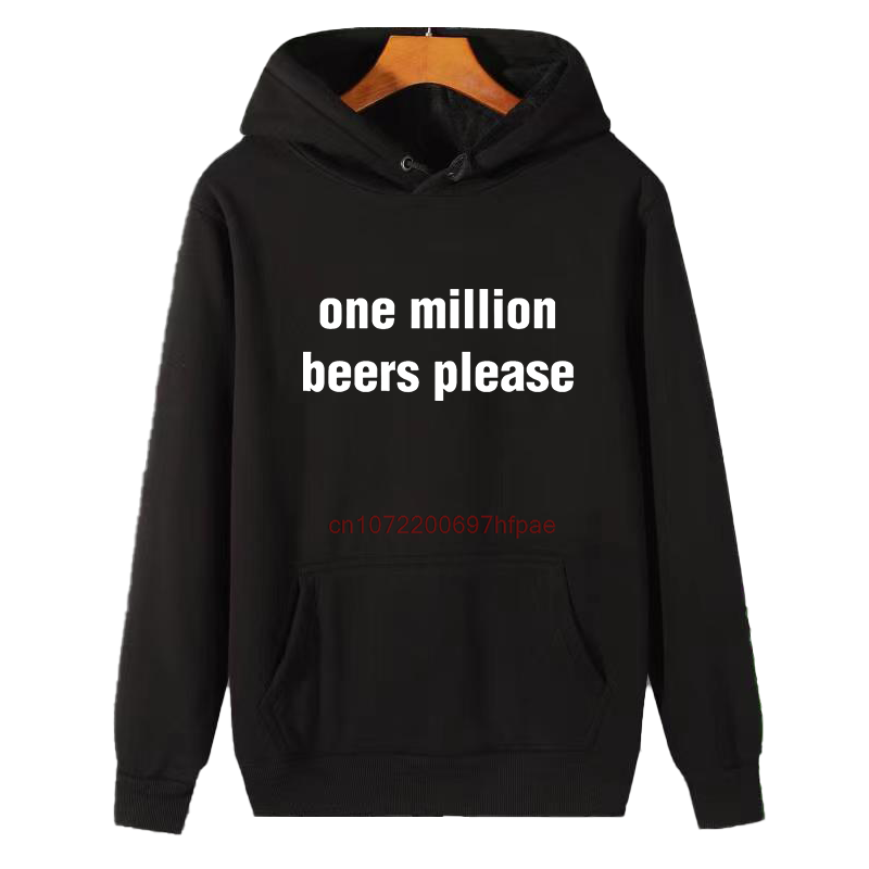 Winter Clothing Essentials For Men - One Million Beers Please Grafische sweatshirts