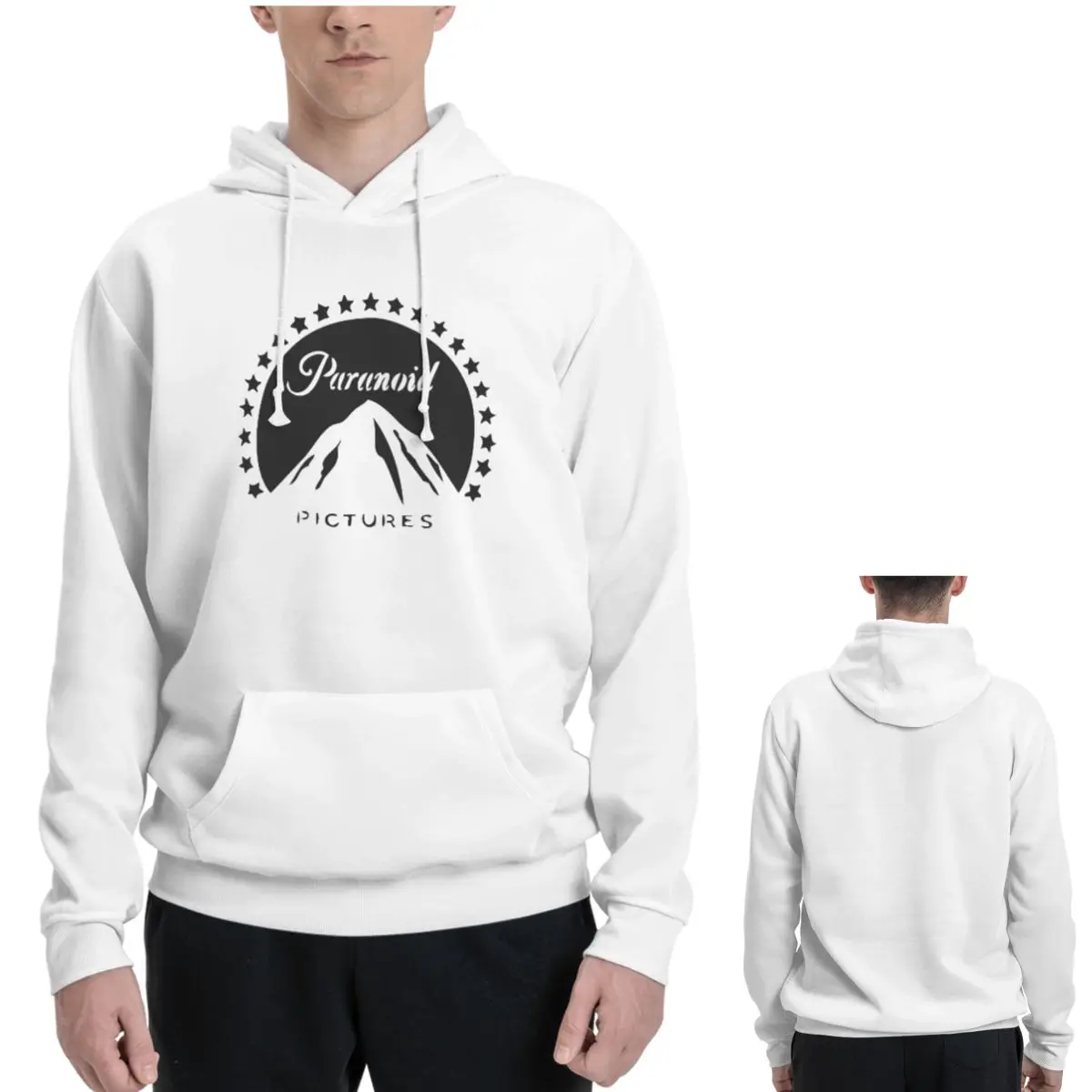 Winter Clothing Pictures - Paranoïde foto's Hoodies Heren Dames Casual