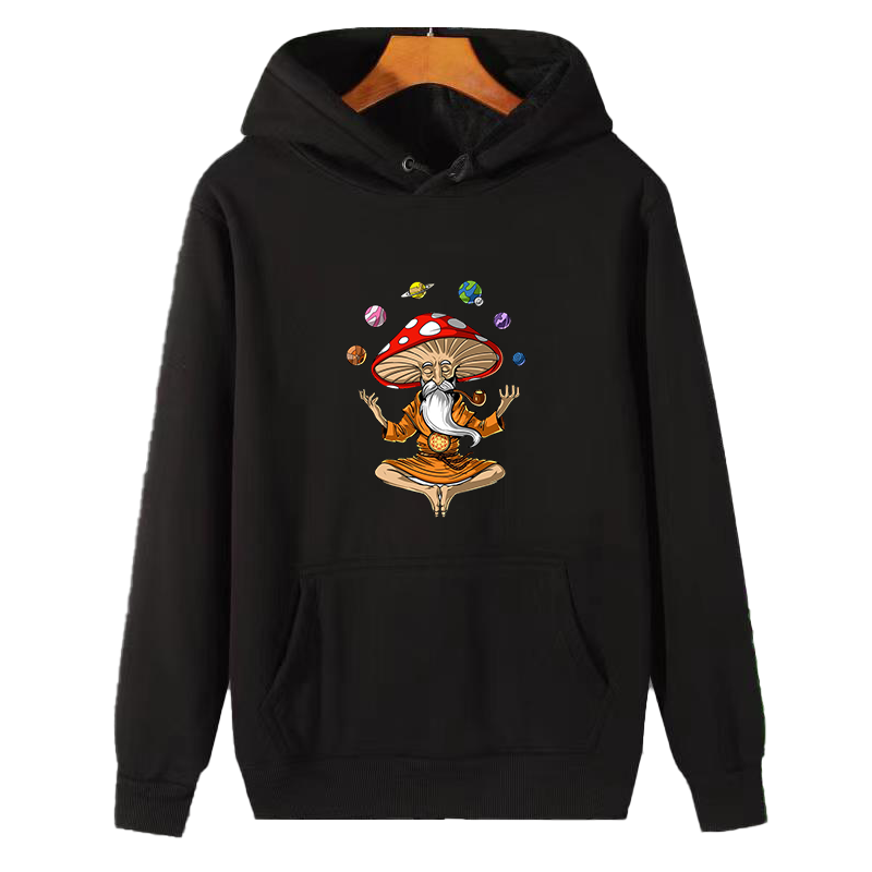 Winter Clothing Essentials For Men - Magic Mushroom Buddha mode grafisch Sweatshirts