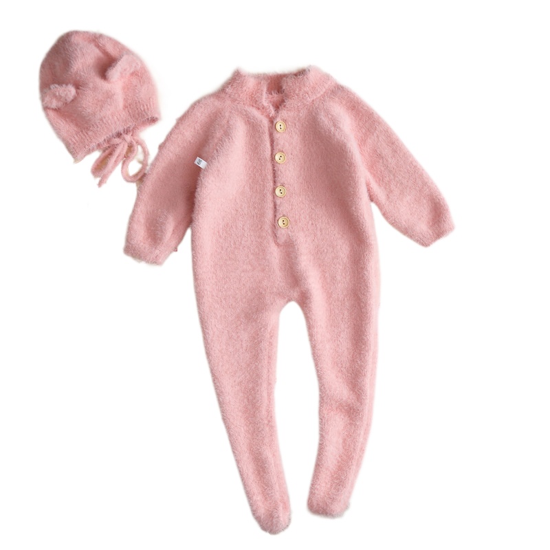 Winter Clothing Label - Unisex baby-rompertje met verdikte voet en