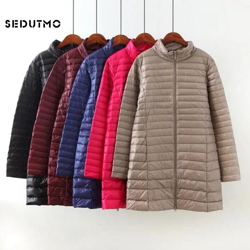 Puffer Jacket Women Down - SEDUTMO Winter Donsjacks Vrouwen Lange Ultra