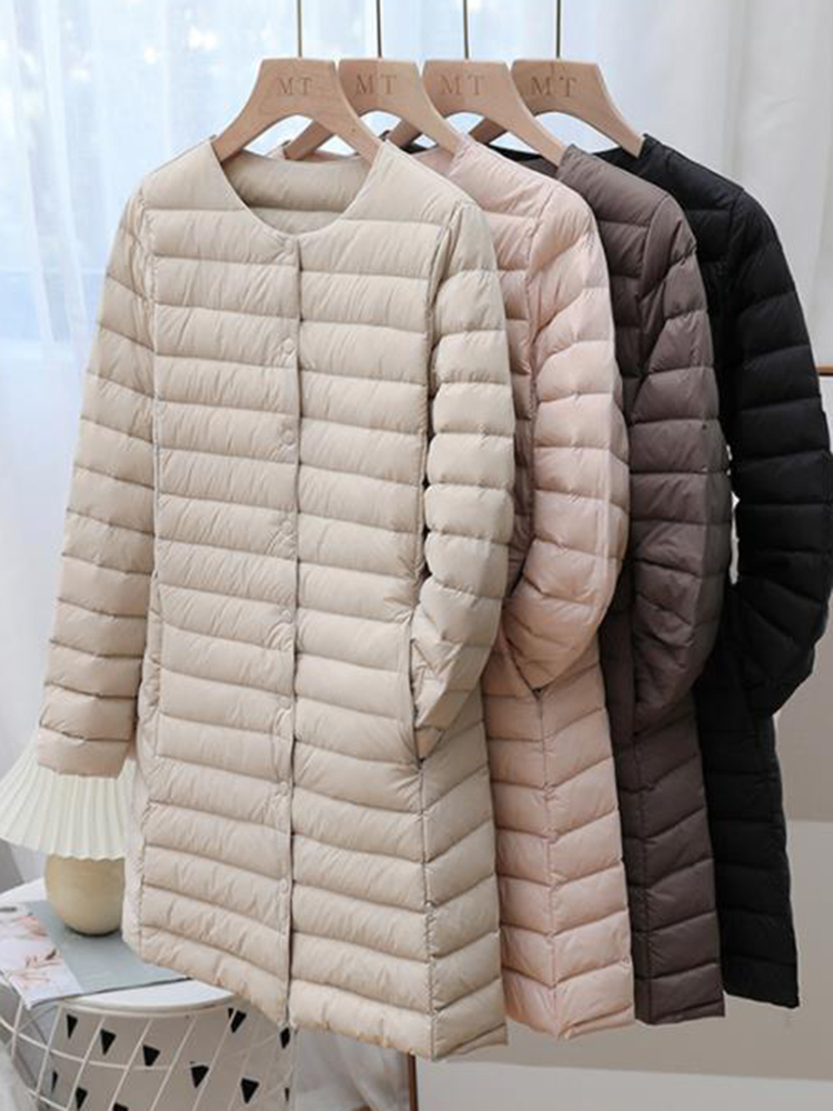 Puffer Jacket Women Down - Sedutmo Winter Ultra Licht Dunne Eend