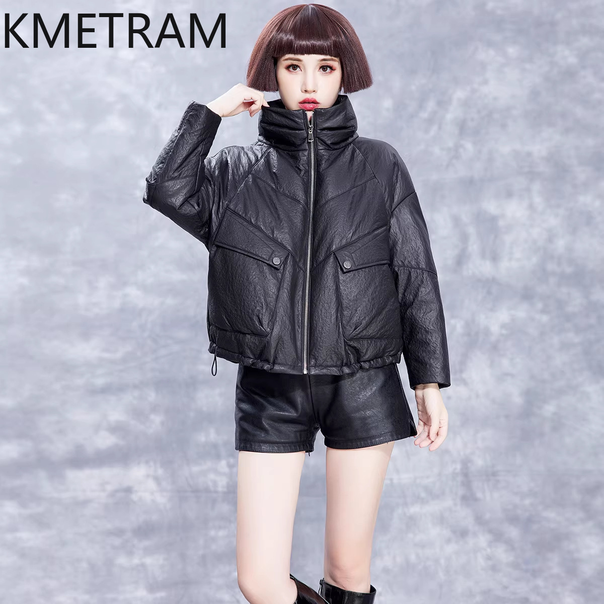 KMETRAM Echte Schapenvacht Led - Puffer Jacket Women Down recensie en prijs
