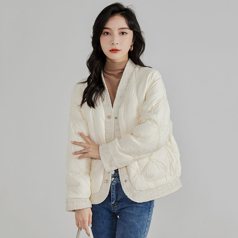 Herfst Winter Donsjack V-hals  - Winter Clothing Trends For Women recensie en prijs