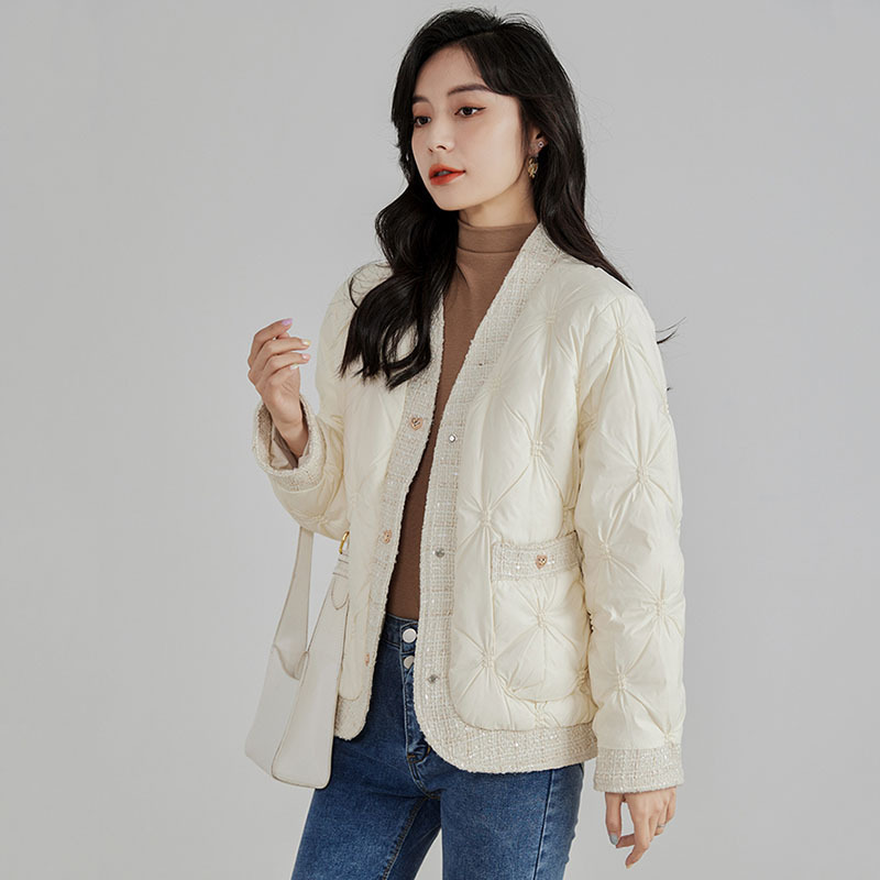 Herfst Winter Donsjack V-hals  - Winter Clothing Trends For Women recensie en prijs