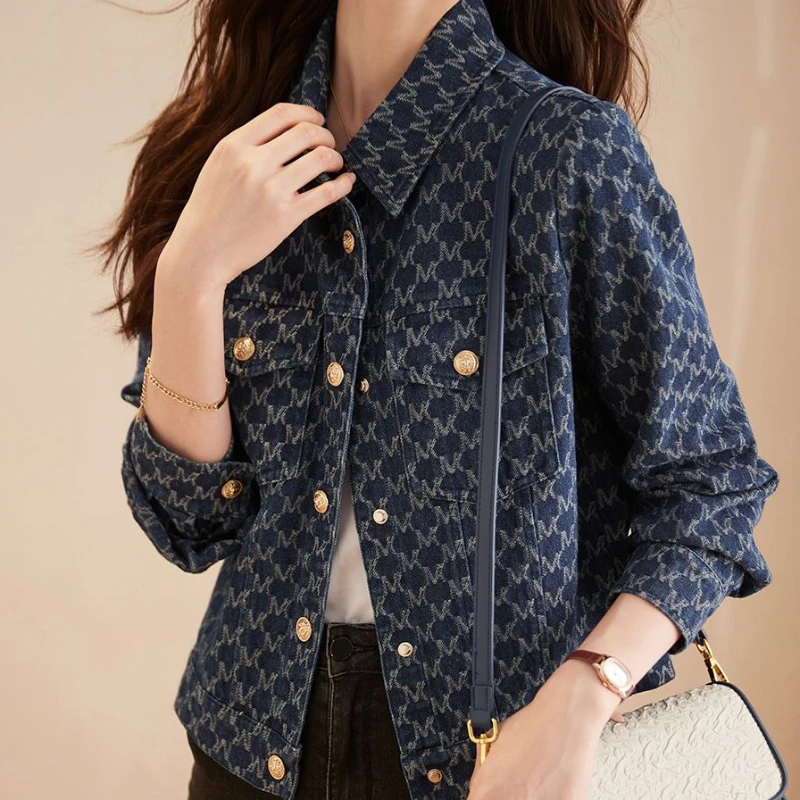 Blauwe dames denim jassen met  - Winter Clothing On Sale recensie en prijs