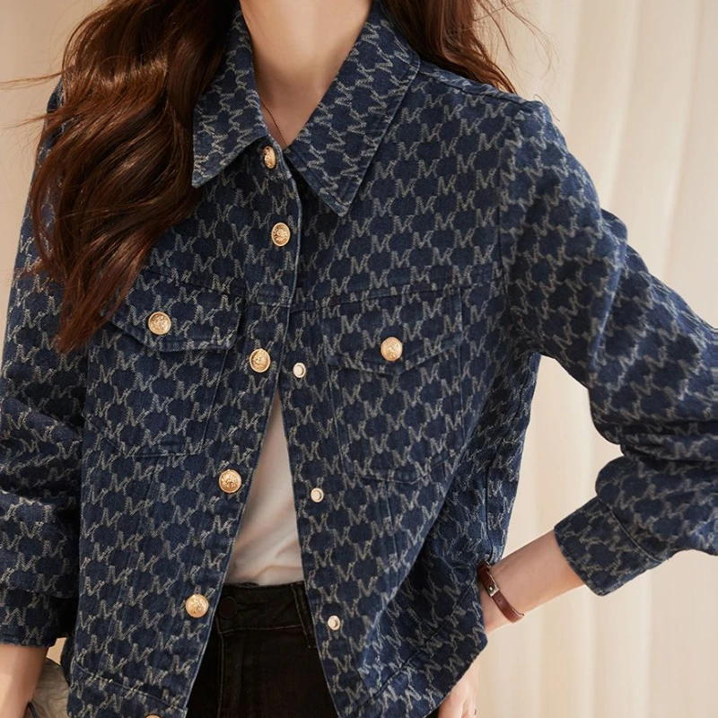 Blauwe dames denim jassen met  - Winter Clothing On Sale recensie en prijs
