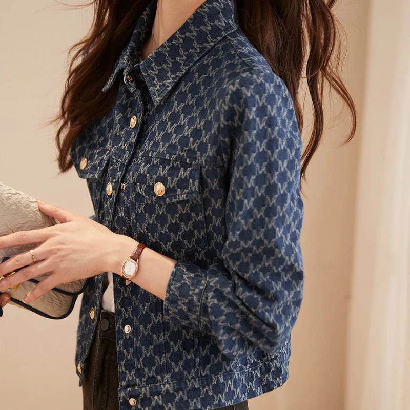 Blauwe dames denim jassen met  - Winter Clothing On Sale recensie en prijs