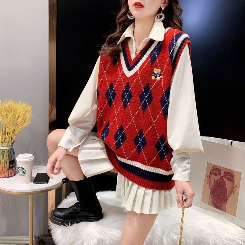 Rode gebreide vesten voor dame - Winter Clothing Trends For Women recensie en prijs