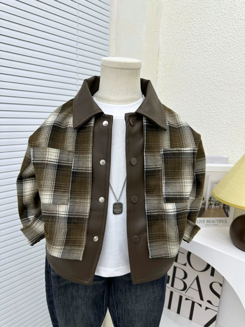 Kinderen geruite jas jongens l - Winter Clothing Boys recensie en prijs