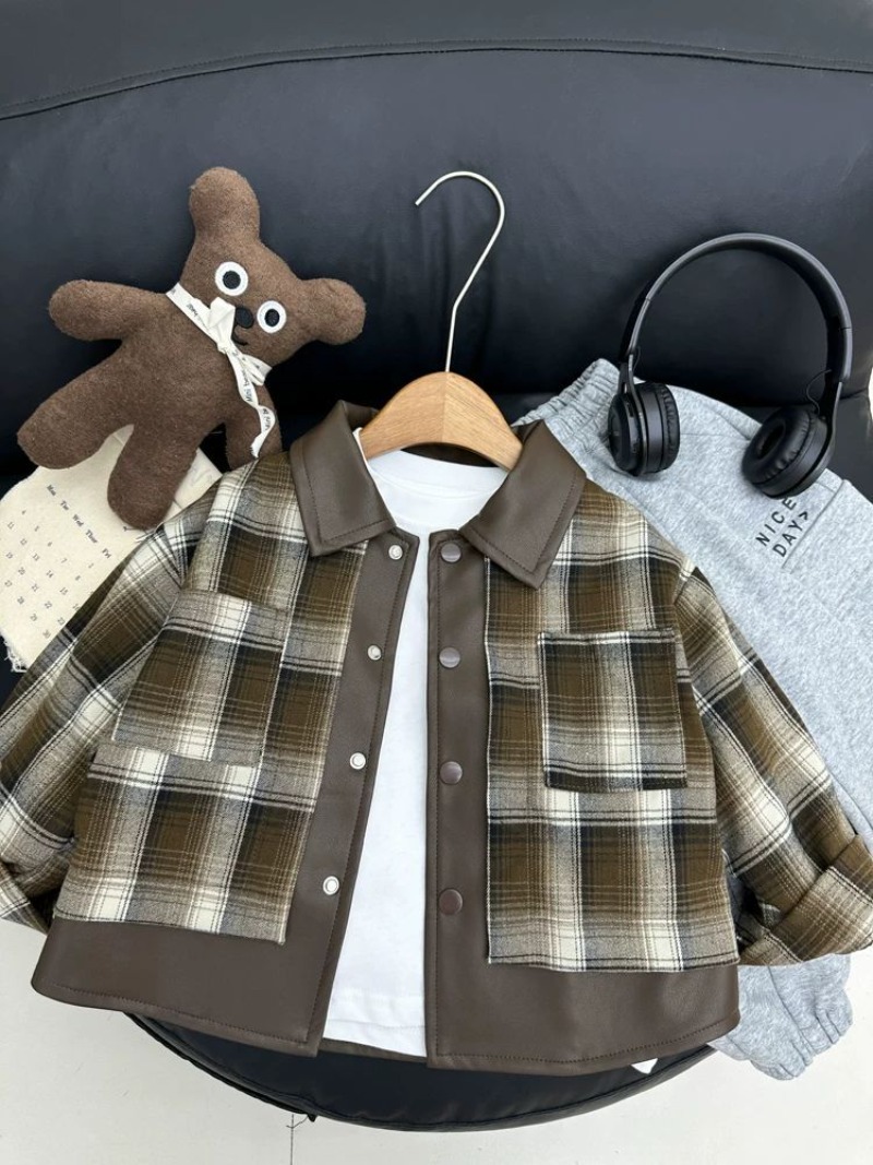 Kinderen geruite jas jongens l - Winter Clothing Boys recensie en prijs